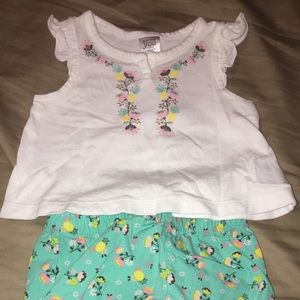 Carters 2 piece outfit. Worn once, like new!